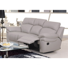 Echtes Leder Chaise Leder Sofa Elektrisch Verstellbares Sofa (848)